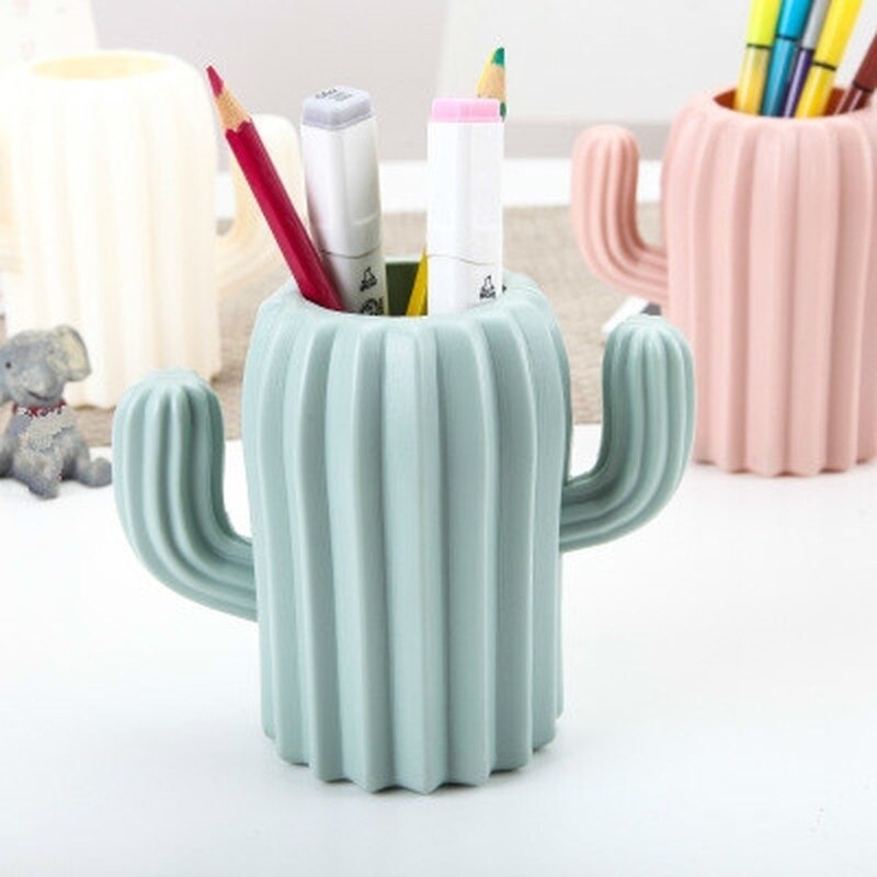 Cactus Shaped Desktop Stationery Organizer