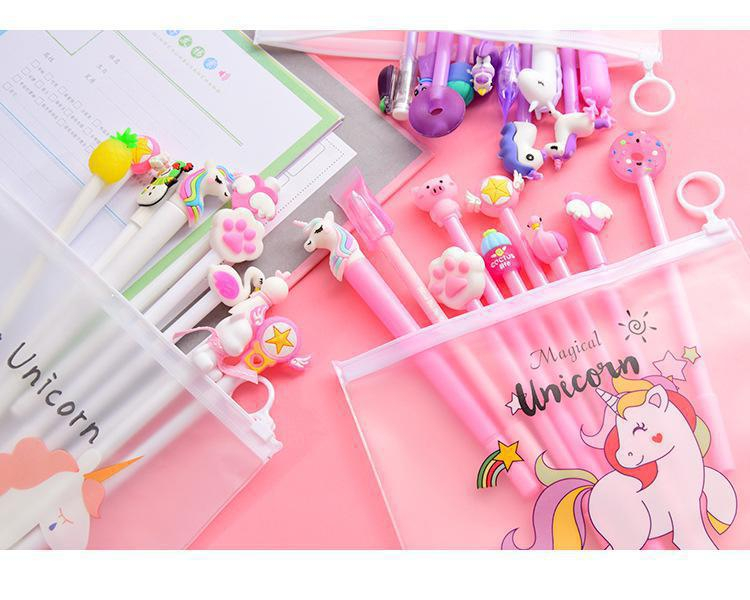 Kawaii Bright Gel Pens 10 pcs Set