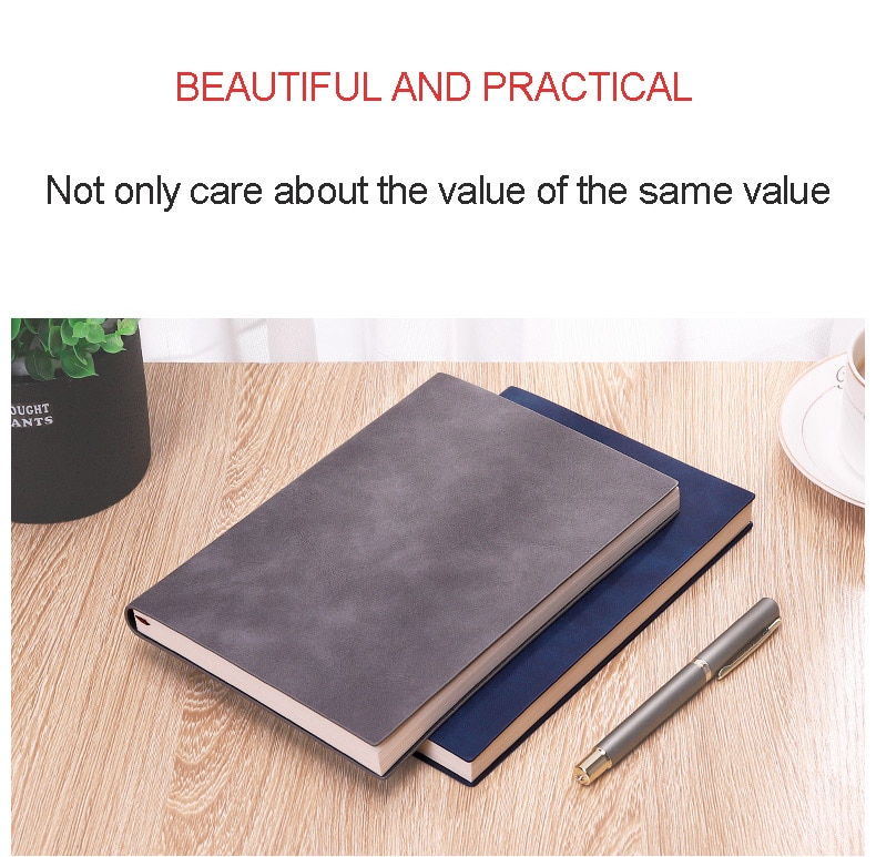 A5 Notepad with Soft Leather Cover