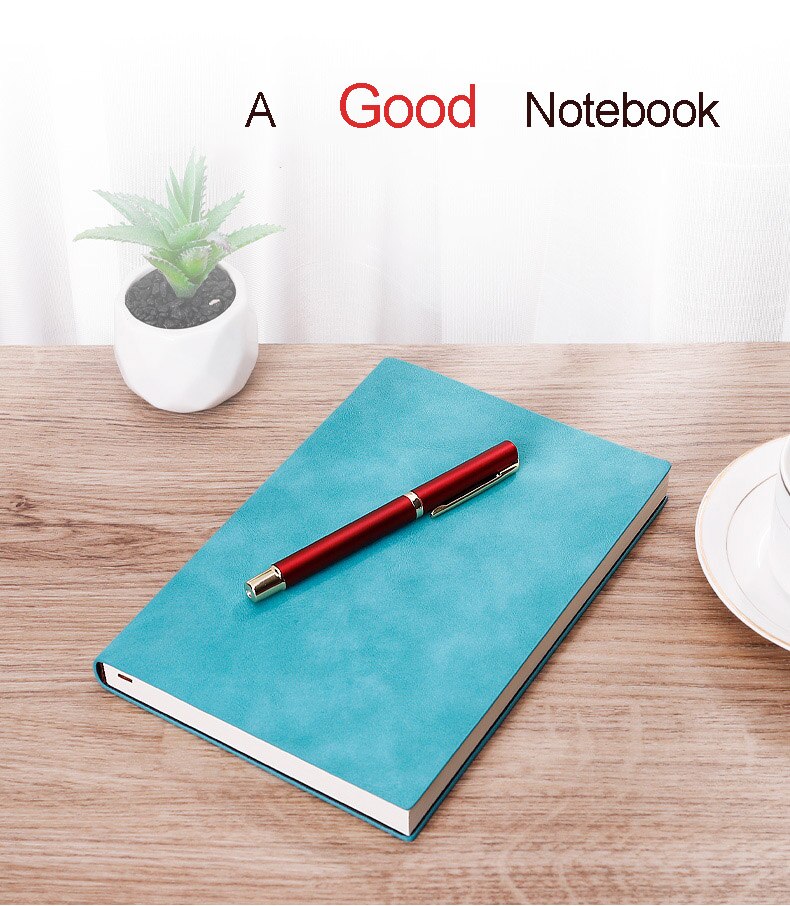 A5 Notepad with Soft Leather Cover