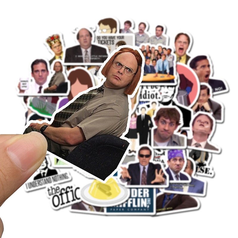 Office Themed Luggage Stickers