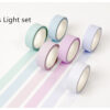 6 Pcs Light Colors